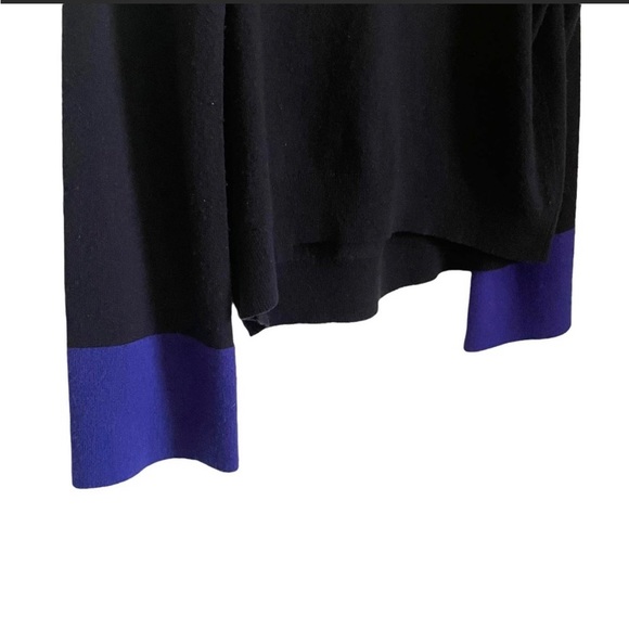 Theory Slouchy Crew Charmant Bell-Sleeve Wool Cashmere Sweater Small - Picture 3 of 8